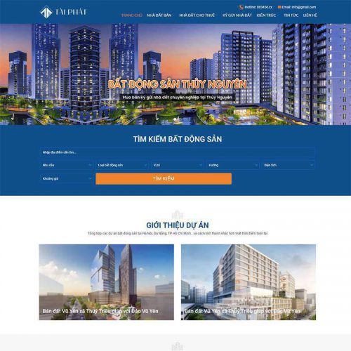 Mẫu giao diện bất động sản 30