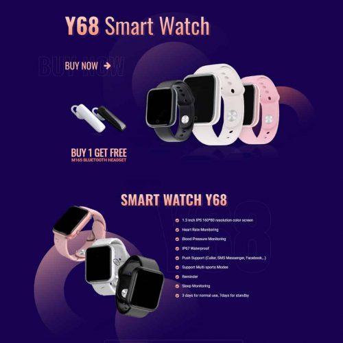 Mẫu giao diện Landing page bán đồng hồ thông minh smartwatch 02