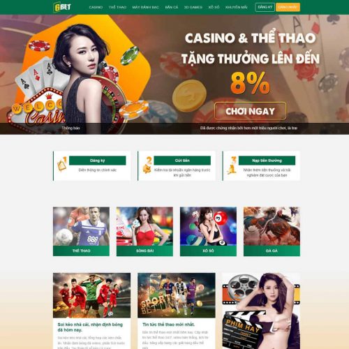 Mẫu giao diện Kubet, Casino, Poker 05