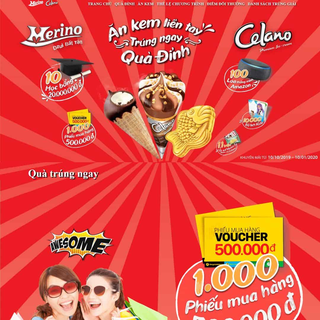 Mẫu giao diện Landing page giới thiệu dịch vụ đổi thưởng sản phẩm