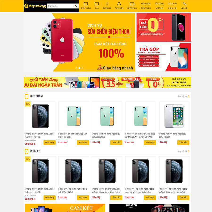 Mẫu giao diện thế giới di động