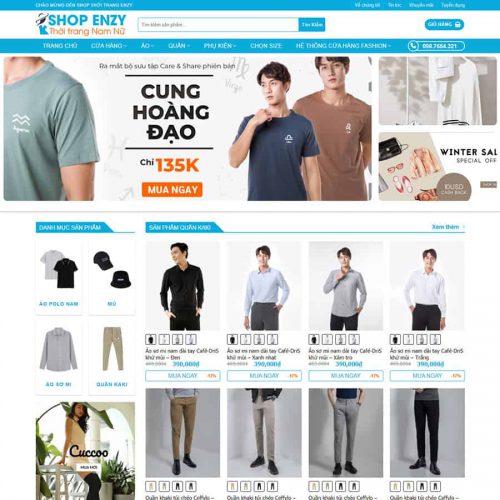Theme wordpress bán quần áo, thời trang 04