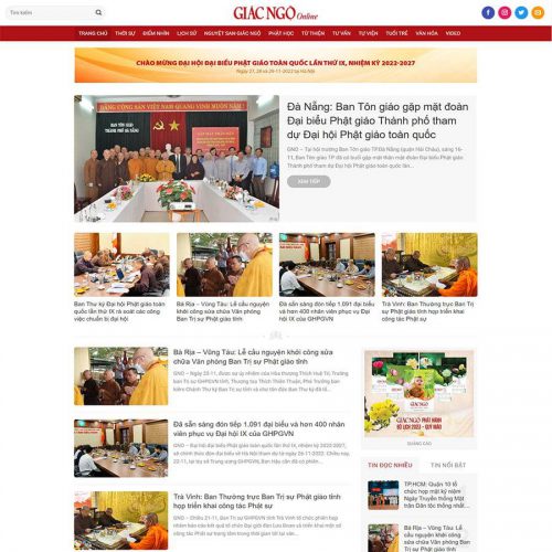 Mẫu giao diện tin tức 20