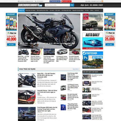 Mẫu giao diện tin tức 05